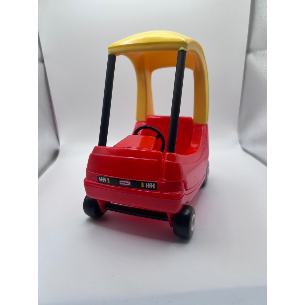 Little Tikes Place Miniature Cozy Coupe Car Dollhouse Size Mini Car 6" 1992 Toys